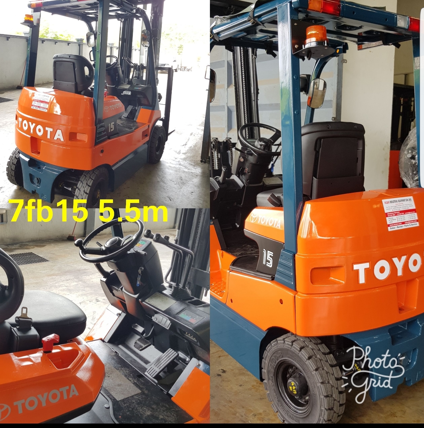 second hand forklift, toyota reconditioned forklift for sale in Malaysia